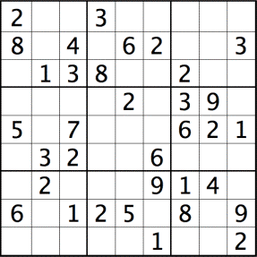 A Simple Sudoku Solver