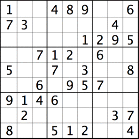 super easy sudoku with solution